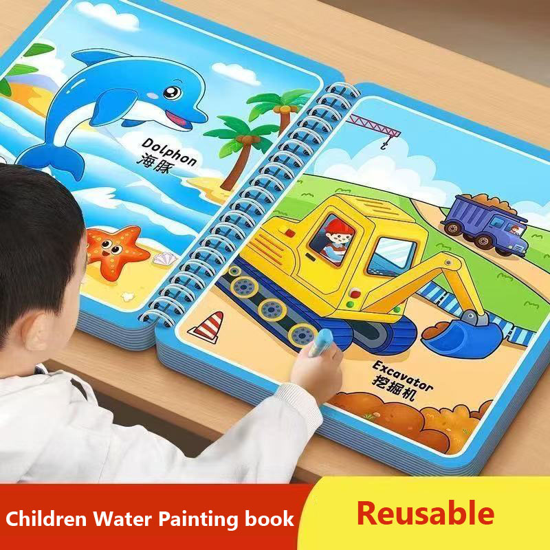 Livro de desenho de água mágic - Reusable Water Magic Coloring Book avaliação e preço