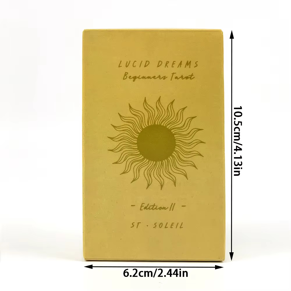 Lucido sonhos iniciantes tarô  - Tarot Deck With Guidebook avaliação e preço
