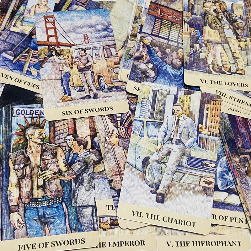 Cartas de Tarot City Labyrinth - Tarot Deck With Guidebook avaliação e preço