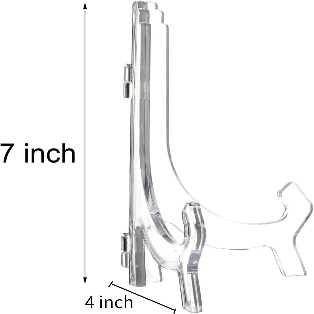 Pacote com 6 Suportes de Acríl - Clear Acrylic Book Stand Holder avaliação e preço