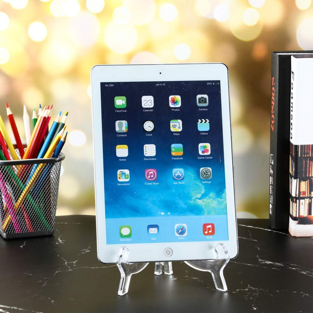 Pacote com 6 Suportes de Acríl - Clear Acrylic Book Stand Holder avaliação e preço