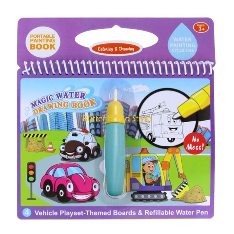 Livro desenho mágico água reut - Reusable Water Magic Coloring Book avaliação e preço