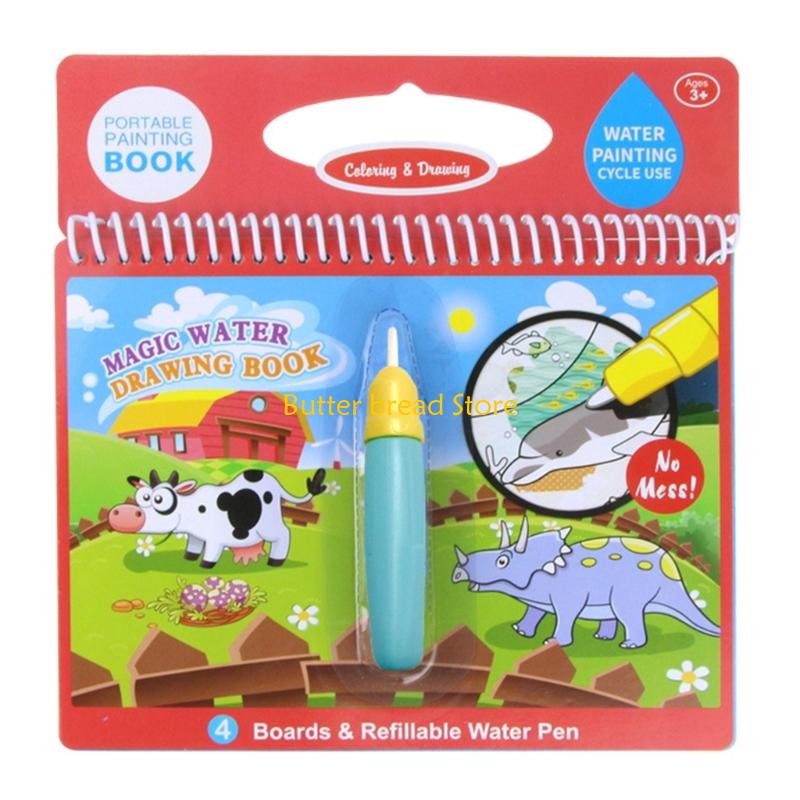Livro desenho mágico água reut - Reusable Water Magic Coloring Book avaliação e preço