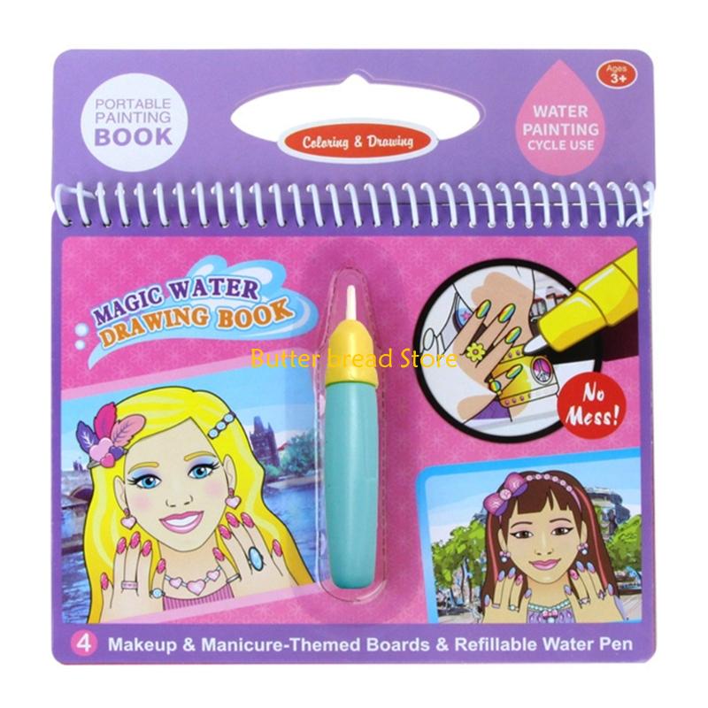 Livro desenho mágico água reut - Reusable Water Magic Coloring Book avaliação e preço
