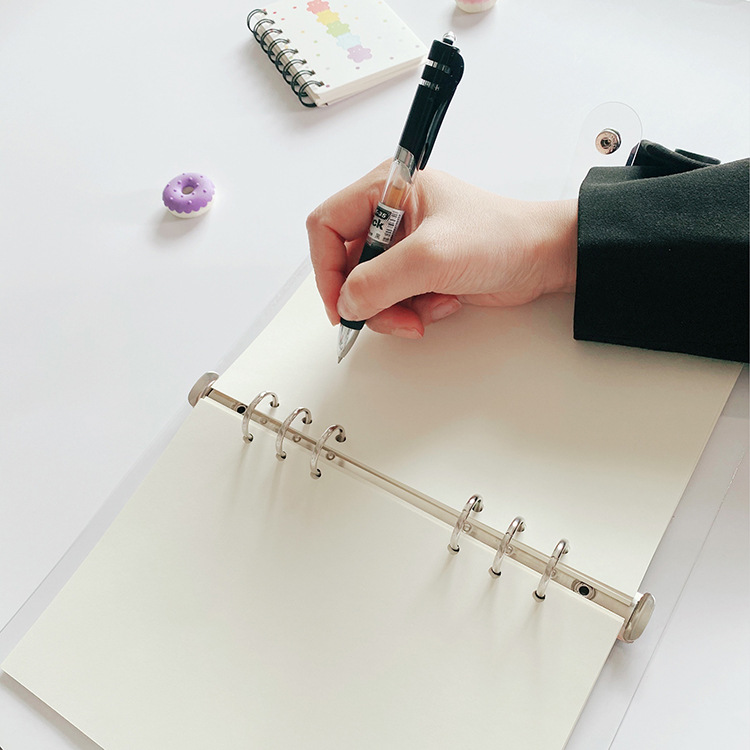 A5 a6 a7 folha solta caderno r - A5 Spiral Dotted Grid Notebook avaliação e preço