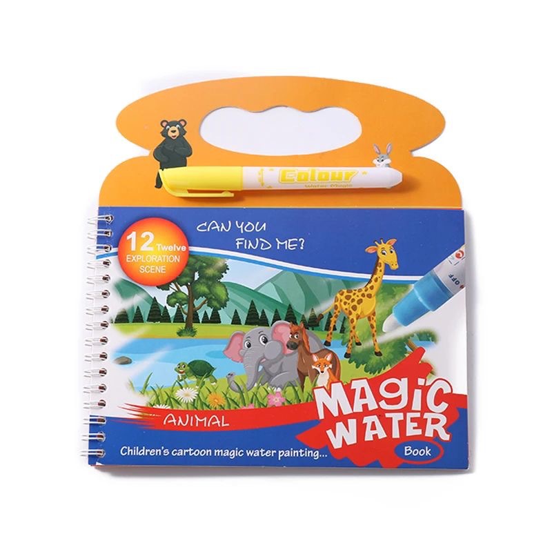 Livro mágico de pintura a água - Reusable Water Magic Coloring Book avaliação e preço