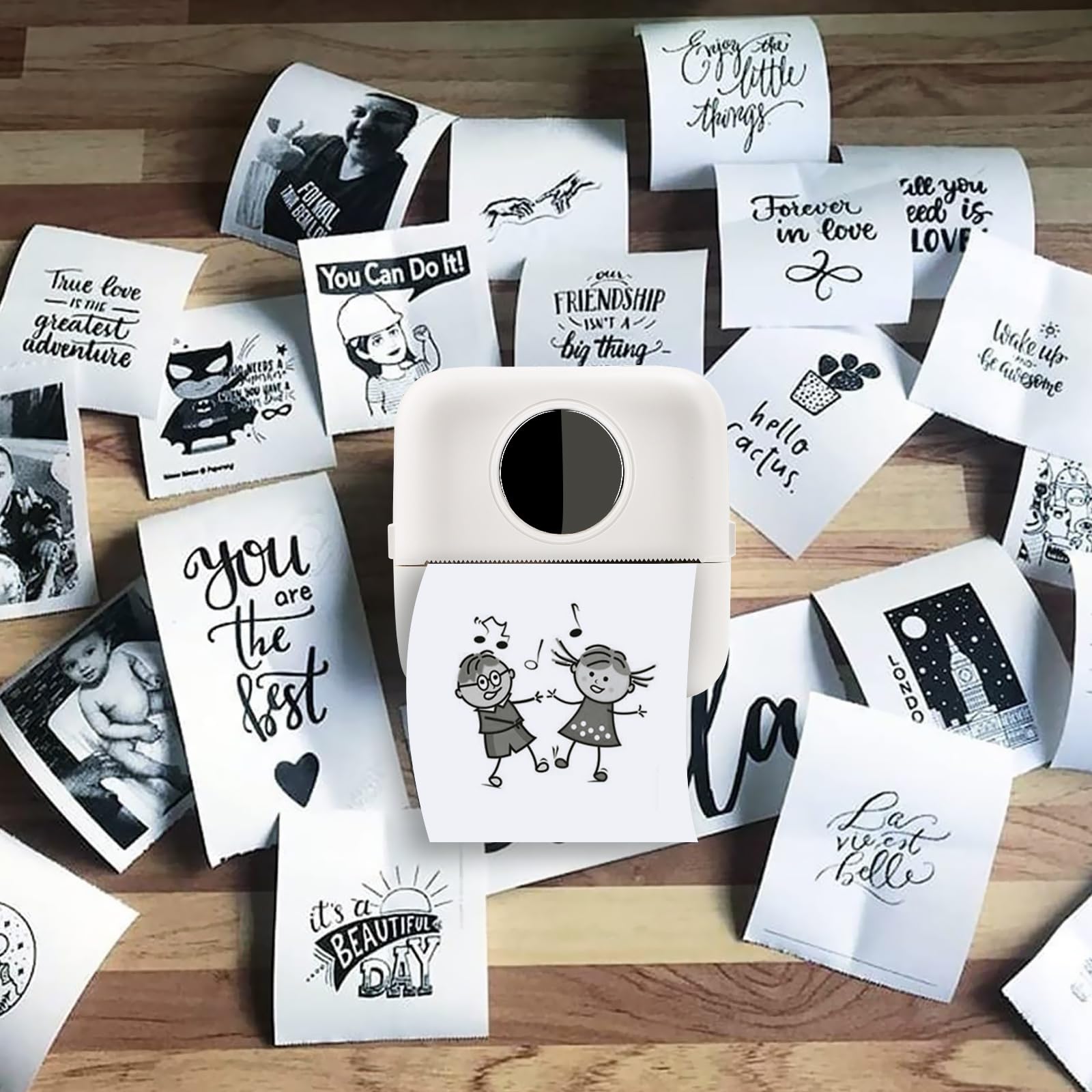 10 rolos de papel térmico sem  - Mini Pocket Thermal Printer Paper Roll avaliação e preço