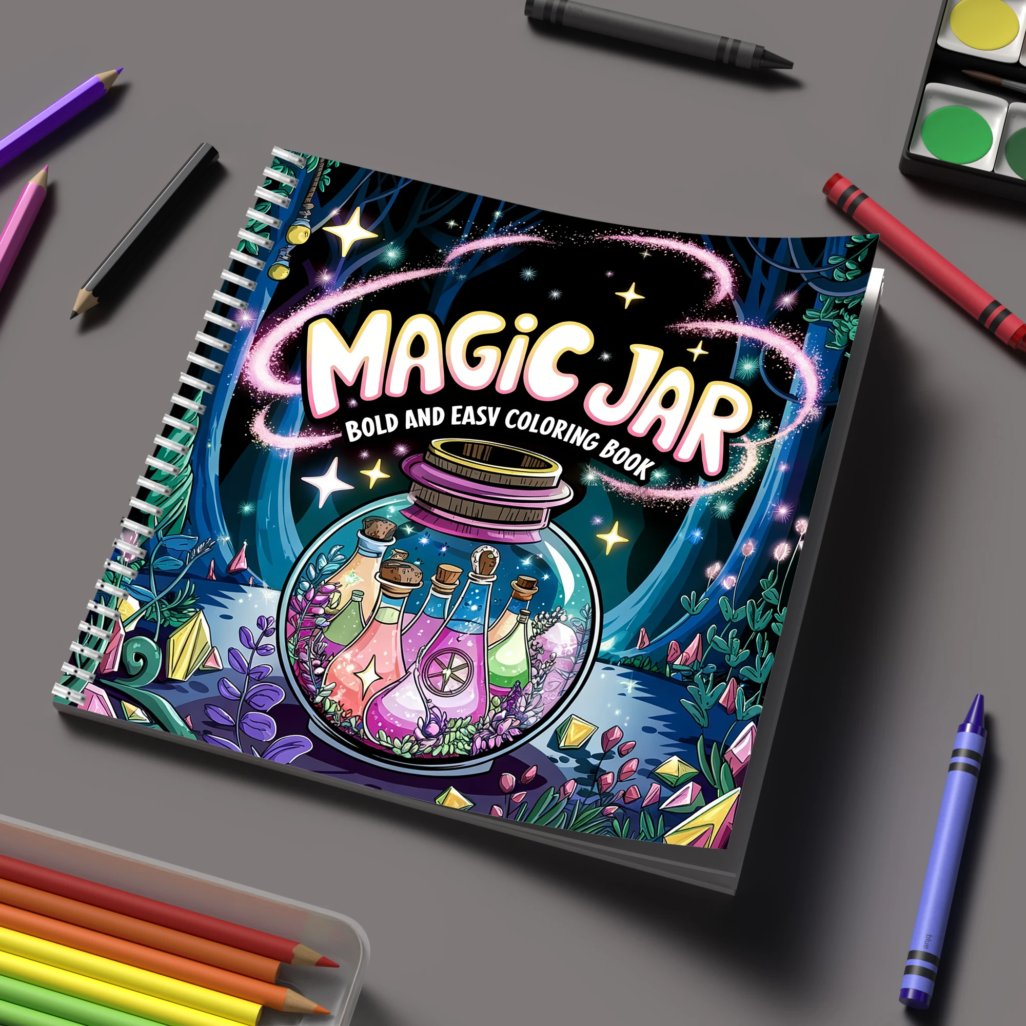 Livro de Colorir Mágico para A - Adult Coloring Book Stress Relief avaliação e preço