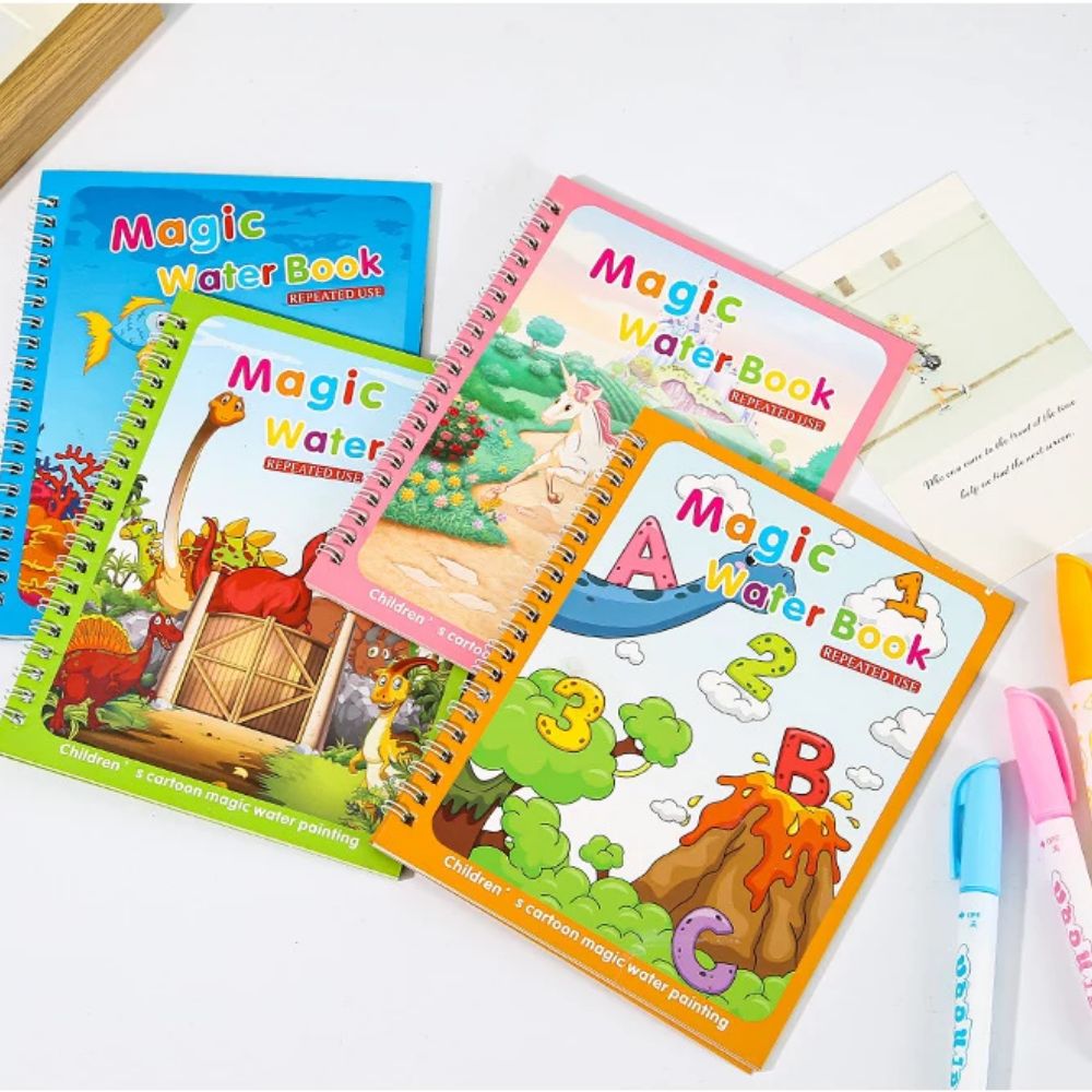 Livro mágico desenho aquático  - Reusable Water Magic Coloring Book avaliação e preço