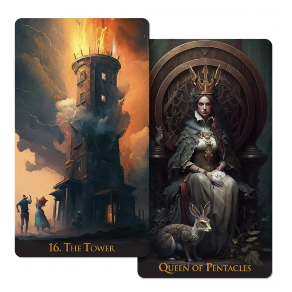 Baralho de tarô de 78 cartas d - Tarot Deck With Guidebook avaliação e preço