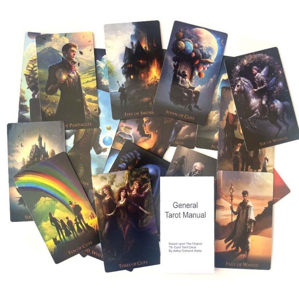 Baralho de tarô de 78 cartas d - Tarot Deck With Guidebook avaliação e preço