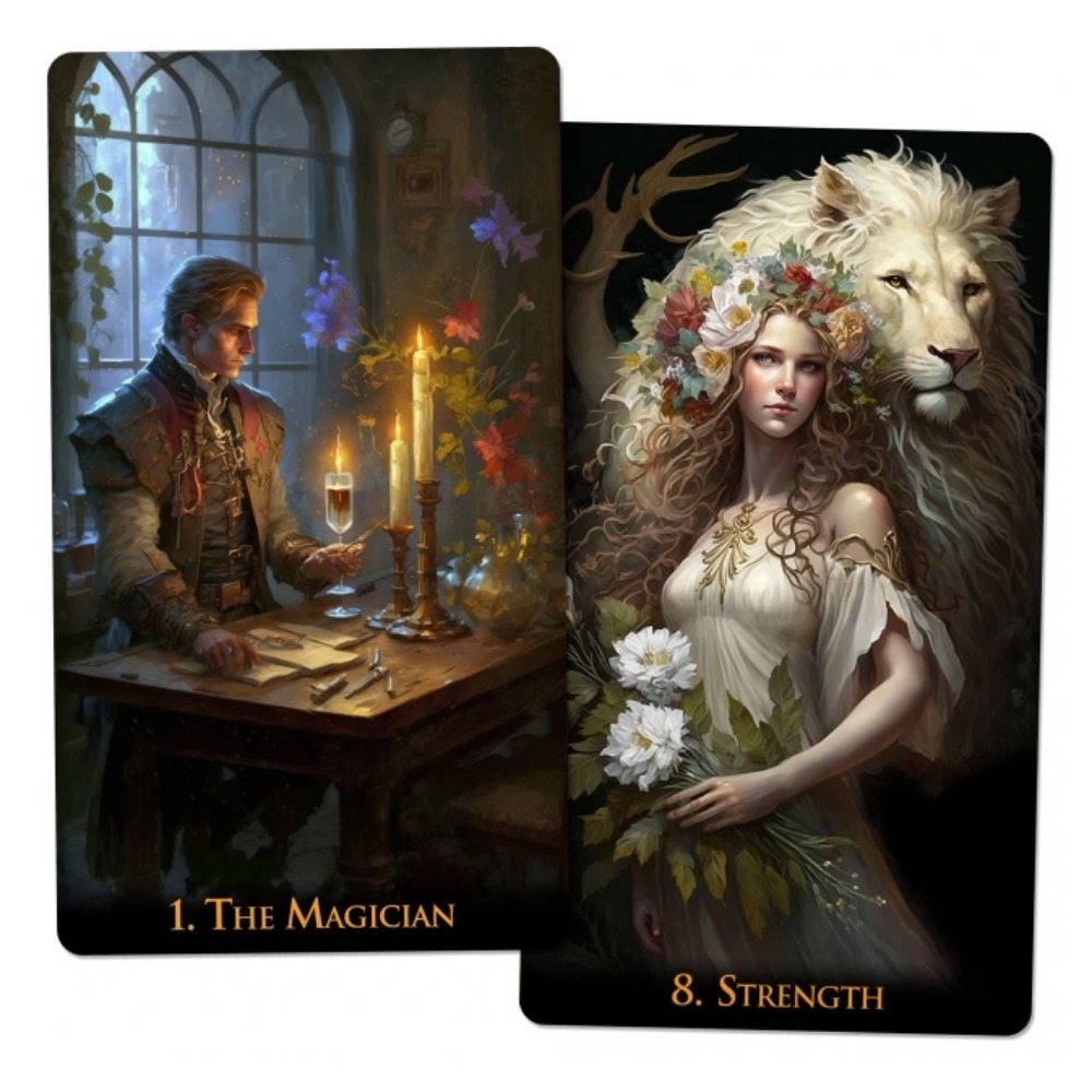 Baralho de tarô de 78 cartas d - Tarot Deck With Guidebook avaliação e preço