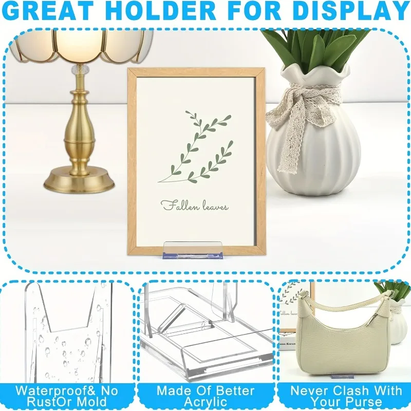 Suportes de acrílico transpare - Clear Acrylic Book Stand Holder avaliação e preço