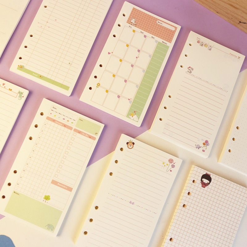 Kawayi a5 a6 folha solta cader - A5 Spiral Dotted Grid Notebook avaliação e preço