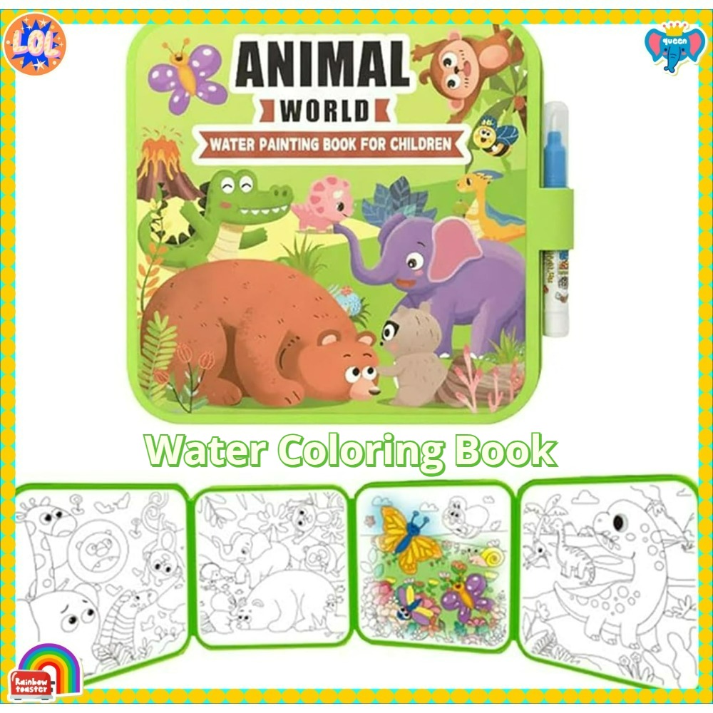 Conjunto de livro mágico para  - Reusable Water Magic Coloring Book avaliação e preço