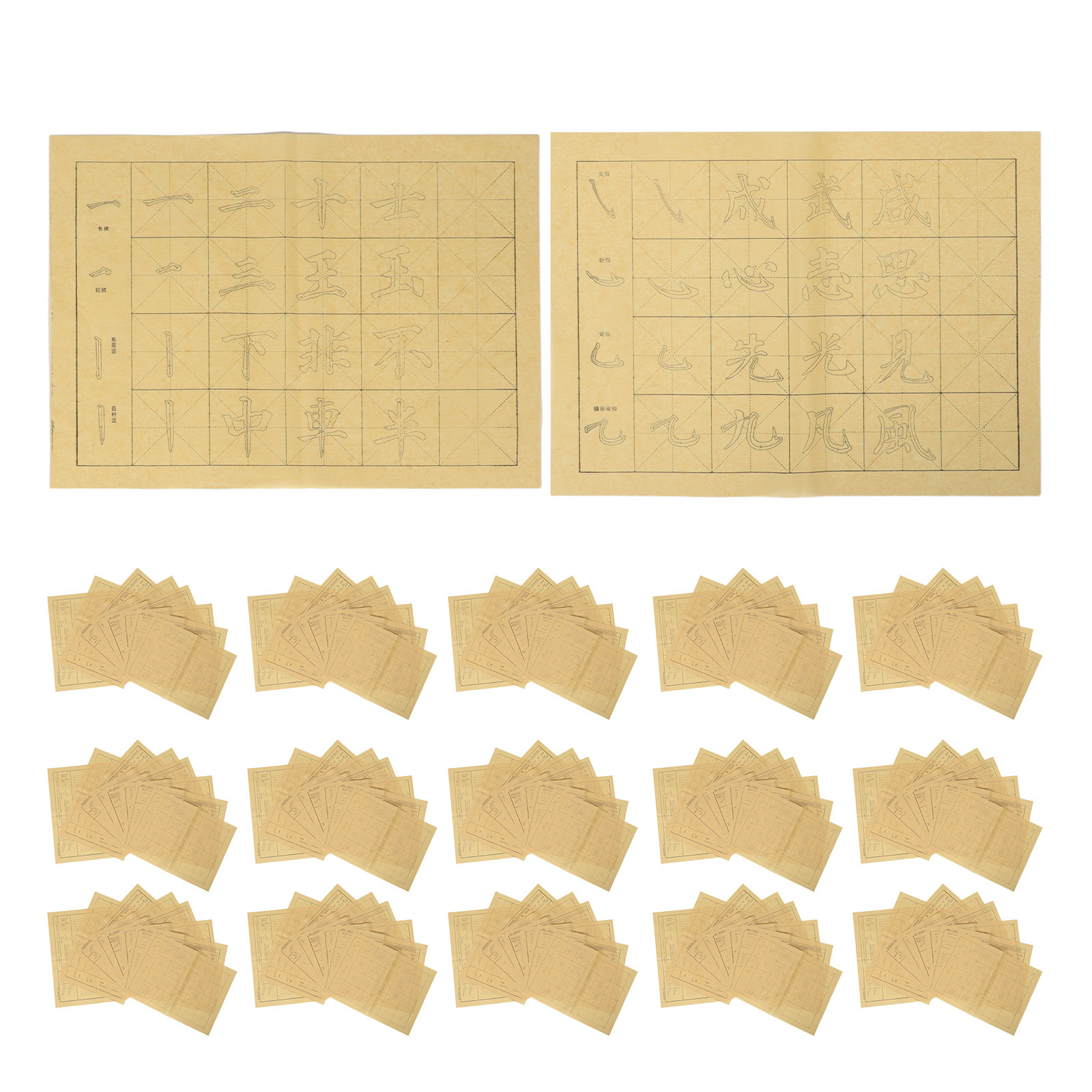 120 Folhas de Papel para Calig - Chinese Calligraphy Practice Book avaliação e preço