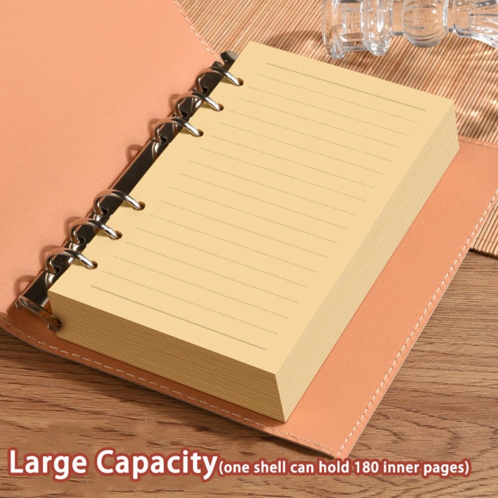 Novo Caderno A5/A6 com Folhas  - Vintage Leather Journal Notebook avaliação e preço