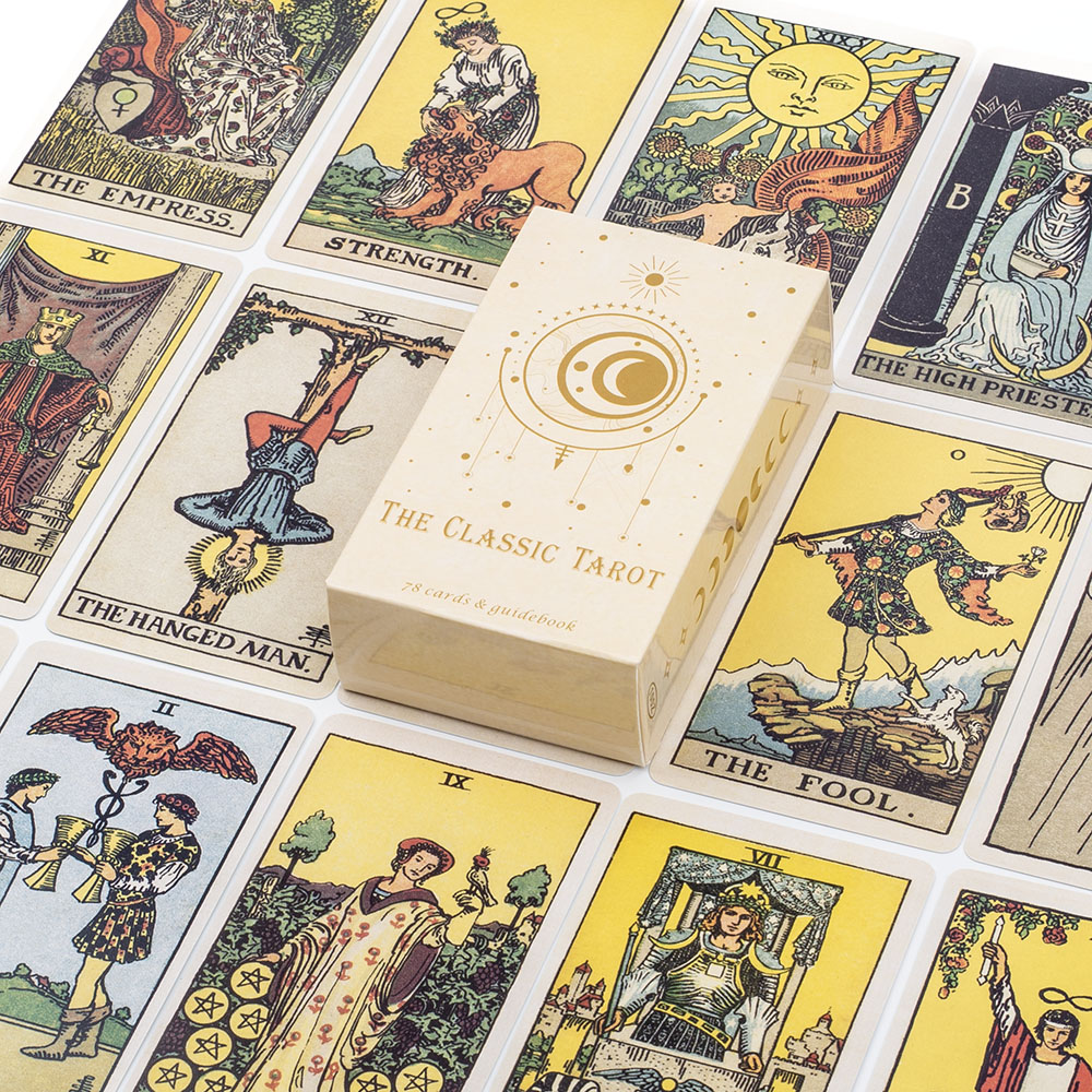 O clássico jogo de tabuleiro d - Tarot Deck With Guidebook avaliação e preço