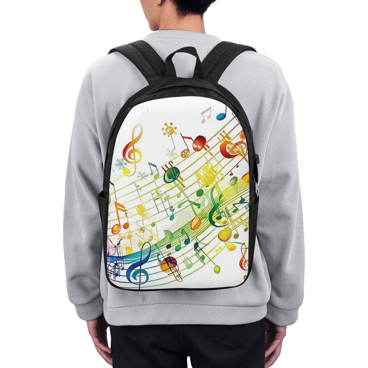 Mochila com estampa de teclas  - Music avaliação e preço