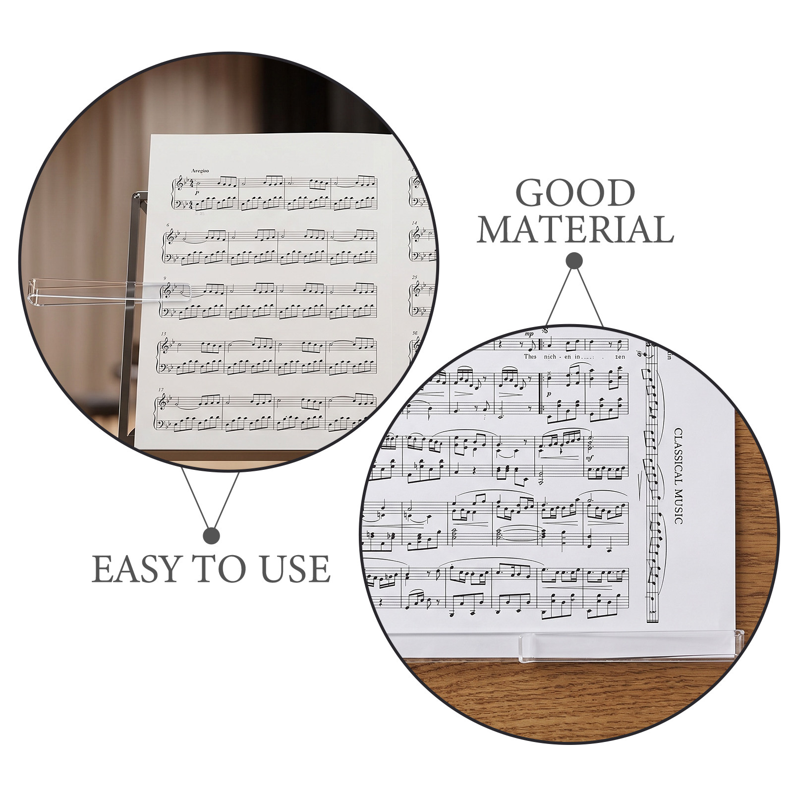 6 Pares de Clipes de Acrílico  - Clear Acrylic Book Stand Holder avaliação e preço