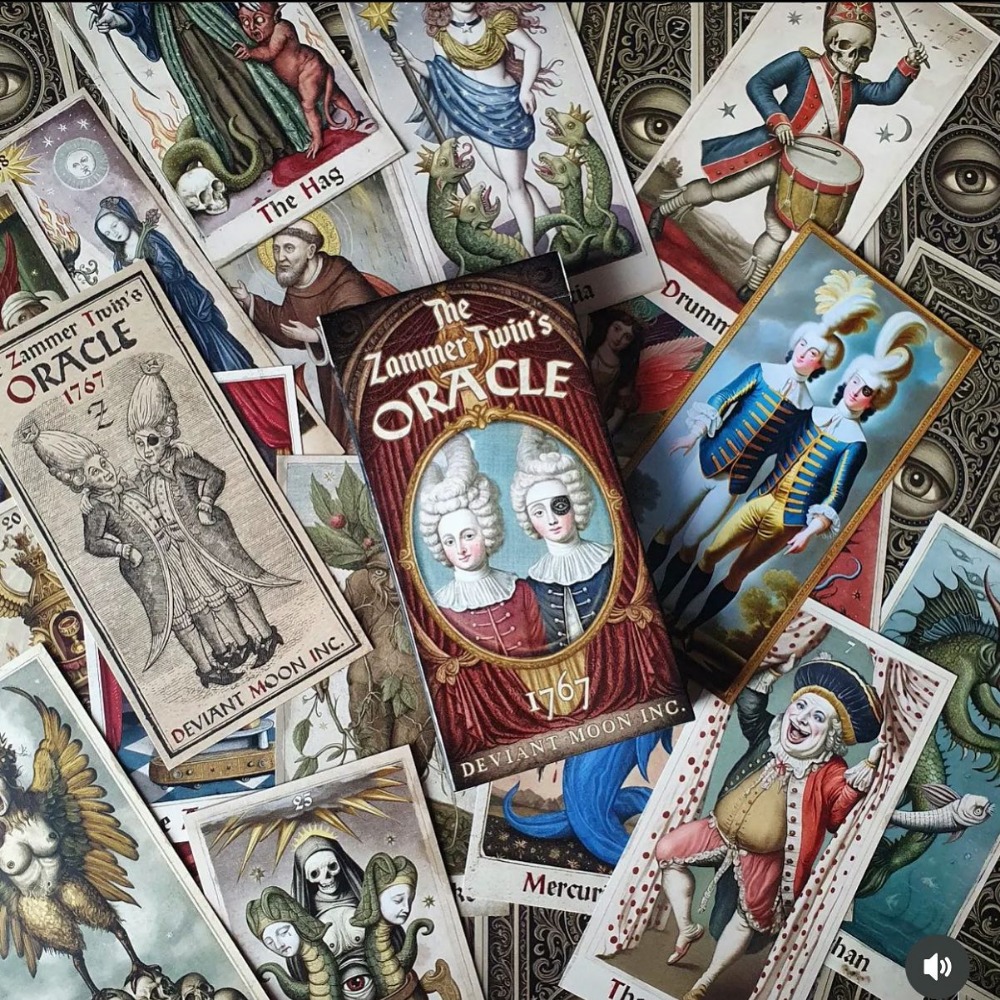 6*12cm The Zammer Twins 1a Edi - Tarot Deck With Guidebook avaliação e preço