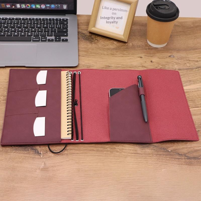 Caderno Recarregável Compacto  - Vintage Leather Journal Notebook avaliação e preço