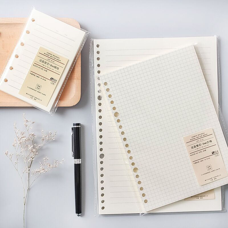 A5 b5 20 furos folhas soltas r - A5 Spiral Dotted Grid Notebook avaliação e preço