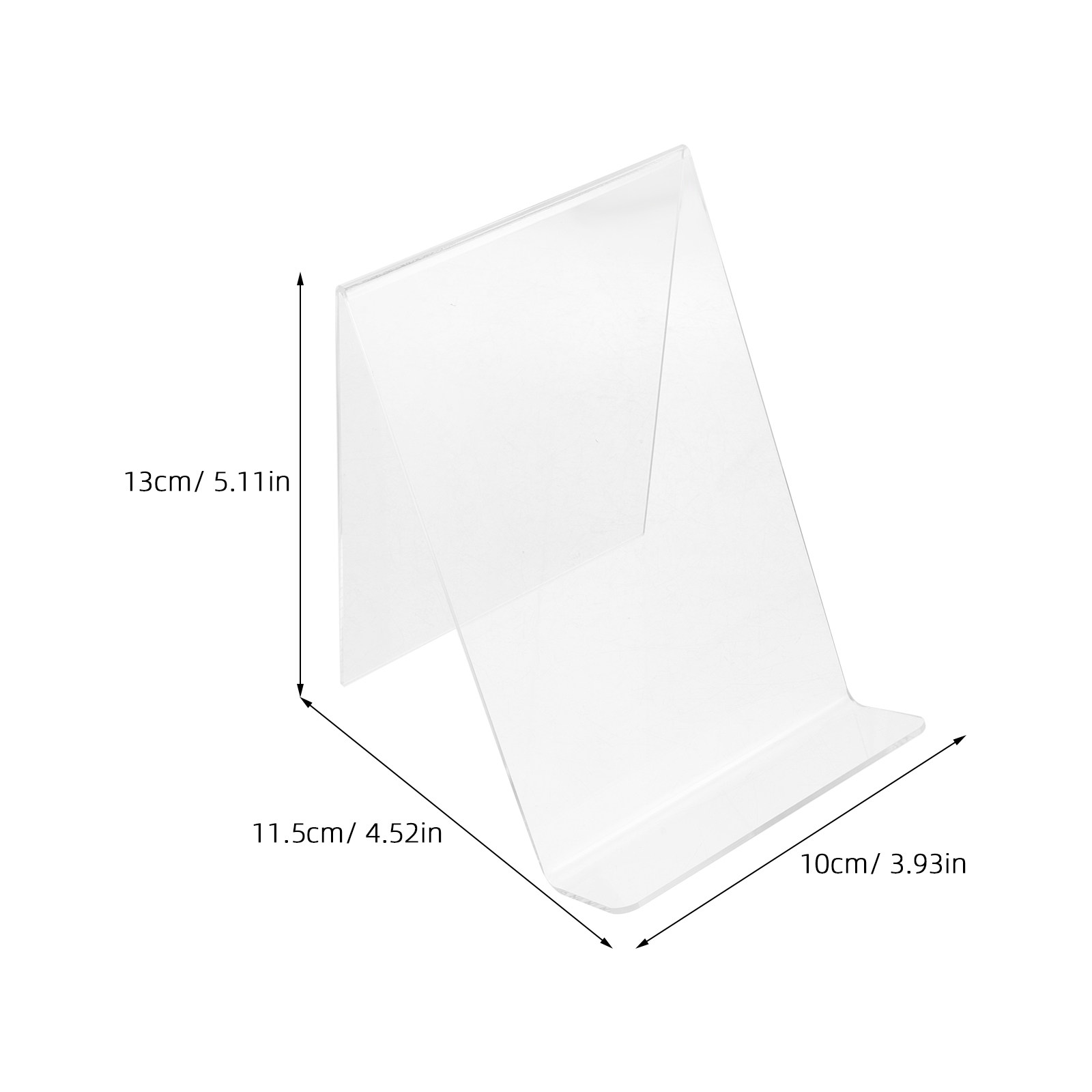 3 Peças de Suporte de Livros e - Clear Acrylic Book Stand Holder avaliação e preço