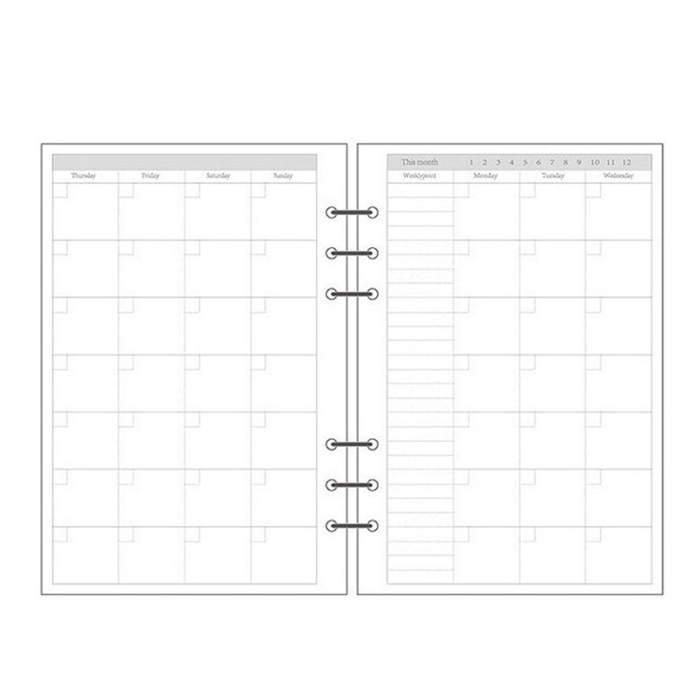 Planejador Diário em Quadricul - A5 Spiral Dotted Grid Notebook avaliação e preço