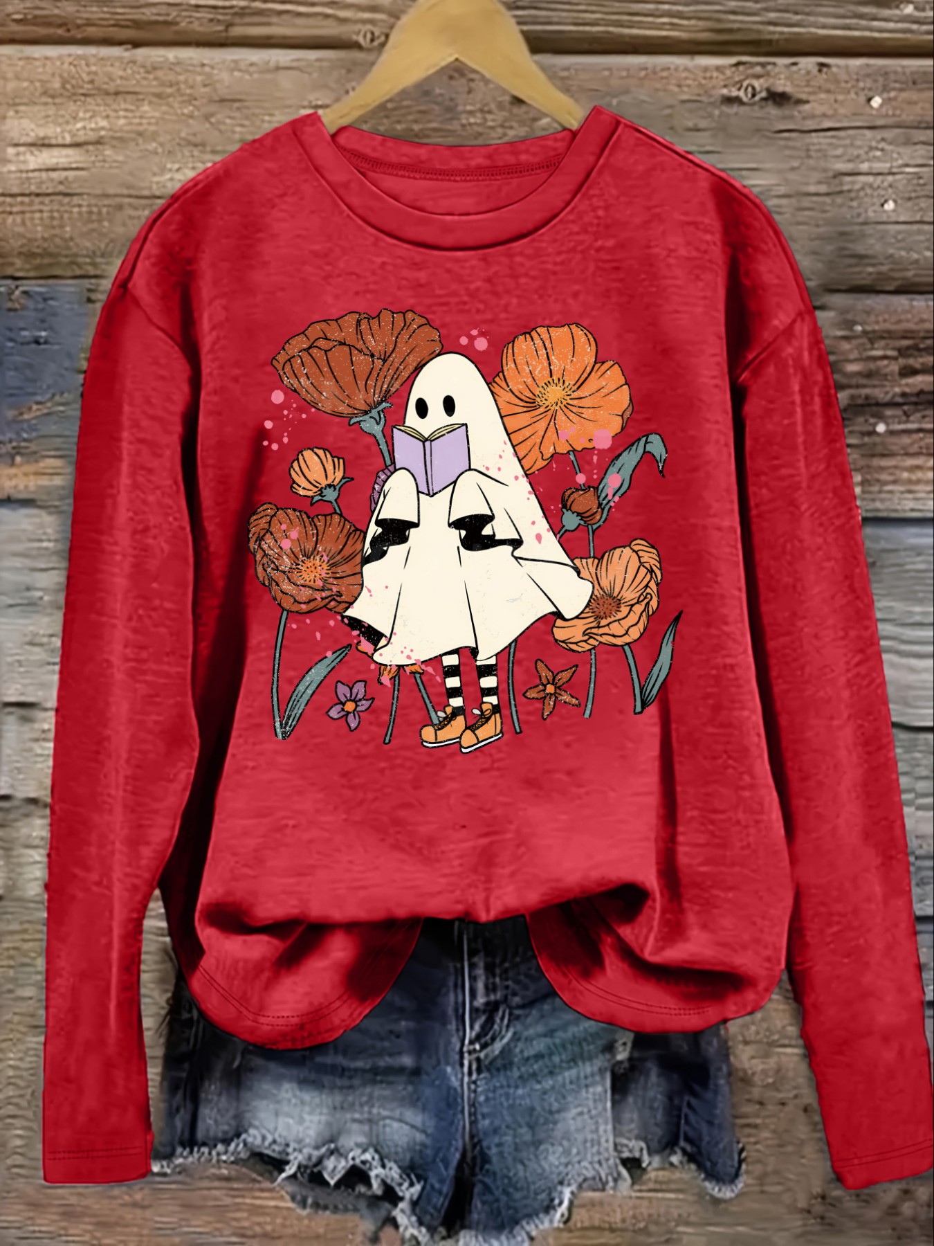 Camiseta Feminina Casual de Ma - Books avaliação e preço