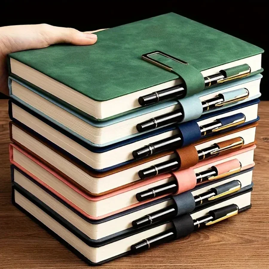 Caderno de couro vintage A5 co - Vintage Leather Journal Notebook avaliação e preço