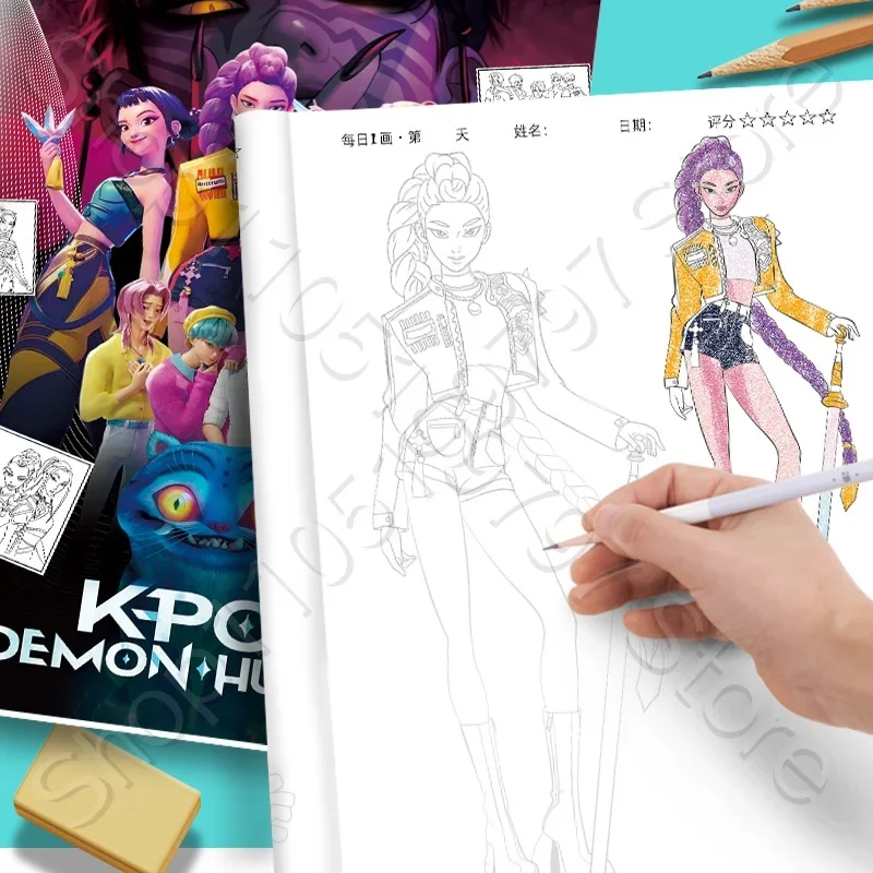 Livro de Colorir Temático Anim - Adult Coloring Book Stress Relief avaliação e preço